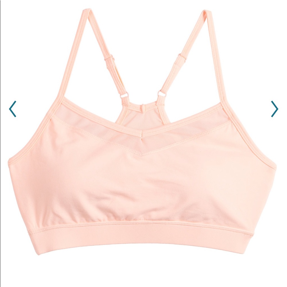 So Sporty Mesh Pieced Sports Bra, Size M